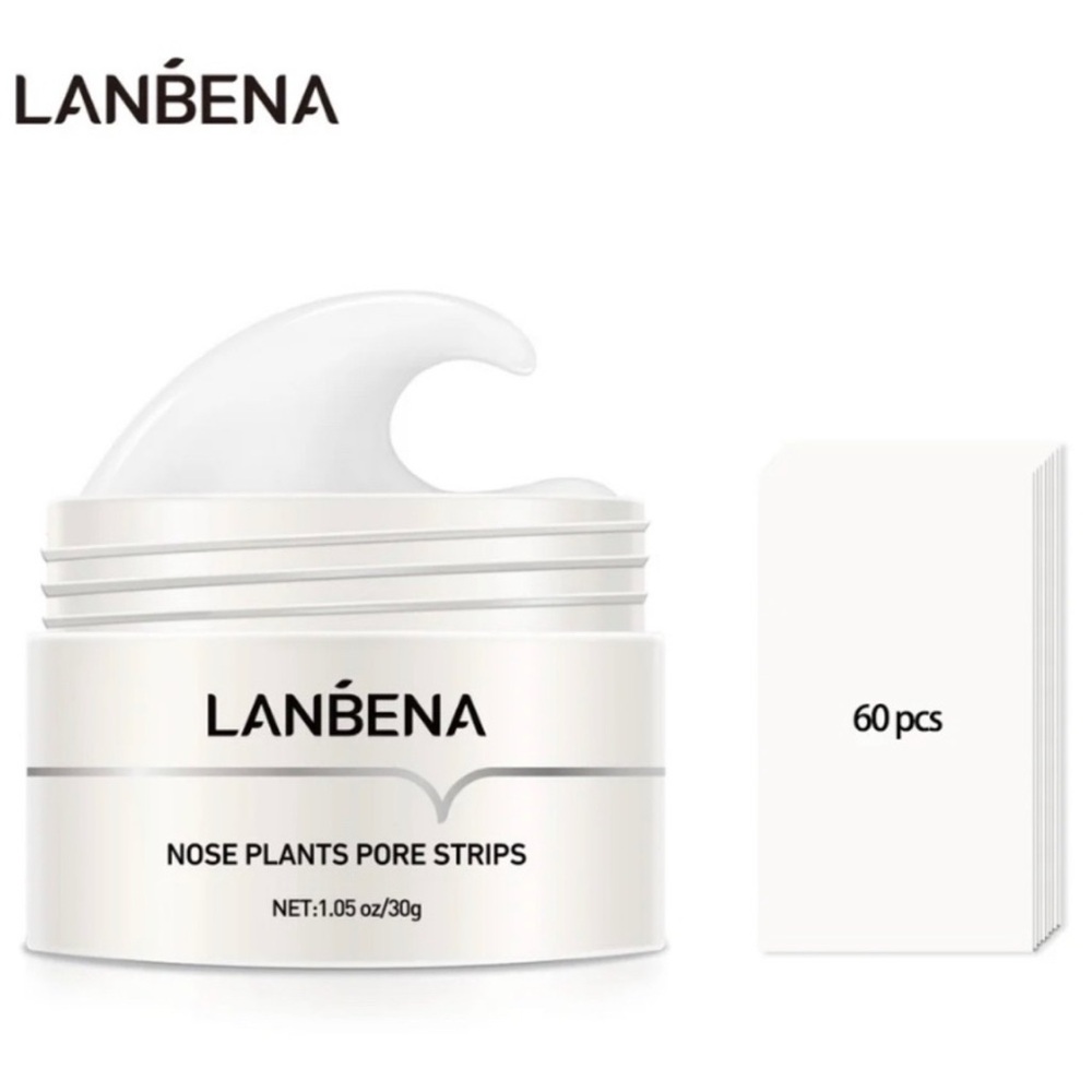 LANBENA Blackhead Remover for Face, 60 Pieces Pore Strips